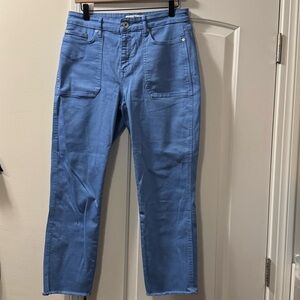 Vineyard Vines high Rise straight crop Denim Pants